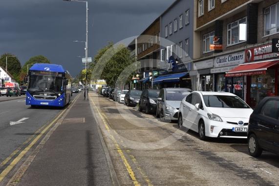 Shop owners are unhappy about a proposed bus lane outside their shops along Farnham Road, Slough