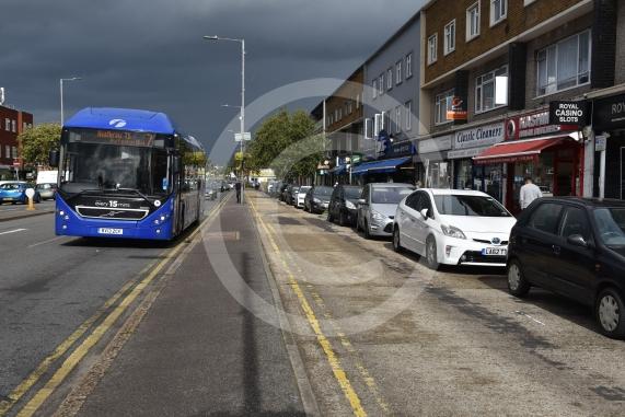 Shop owners are unhappy about a proposed bus lane outside their shops along Farnham Road, Slough
