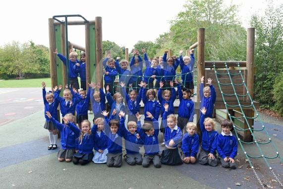 Ash Class of teachers Miss Hathaway and Mrs Hibbert at Oakfield First School. Photo by Emma Sheppard