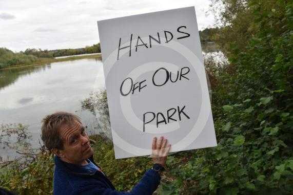 The council has come under fire for its decision to reduce the size of Little Marlow Lakes Country Park. Those against the decision feel it will give developers more rein over building plans for the site Marlow Road, Little Marlow, MARLOW
