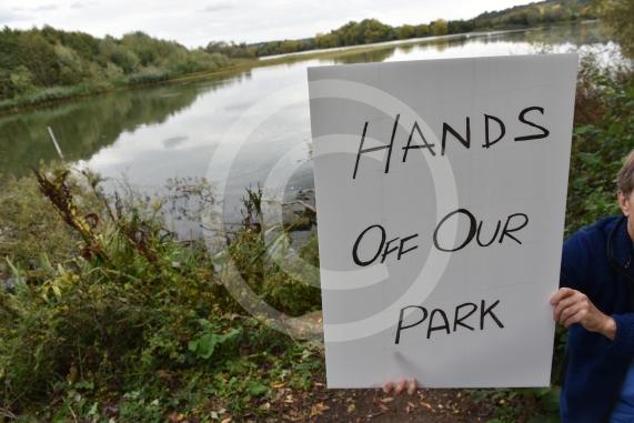 The council has come under fire for its decision to reduce the size of Little Marlow Lakes Country Park. Those against the decision feel it will give developers more rein over building plans for the site Marlow Road, Little Marlow, MARLOW