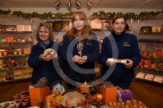 Chocolate for Chocoholics new shop (it’s first ever one – previously it has been online/parties/workshops only)Lea Farm Lodge Road, Reading RG10 0SSPam Dunster, Victoria Cossey, Sandra Rayner