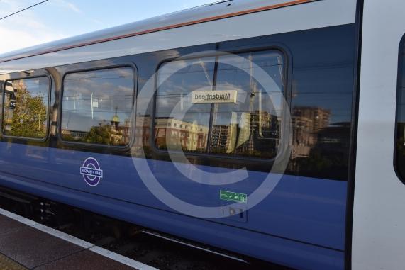 Elizabeth Line trains at Maidenhead station The line has expanded to central London 