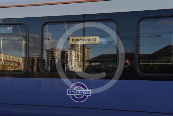 Elizabeth Line trains at Maidenhead station The line has expanded to central London 