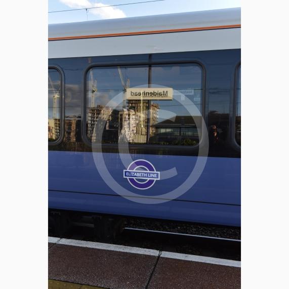 Elizabeth Line trains at Maidenhead station The line has expanded to central London 