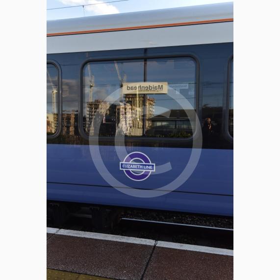Elizabeth Line trains at Maidenhead station The line has expanded to central London 