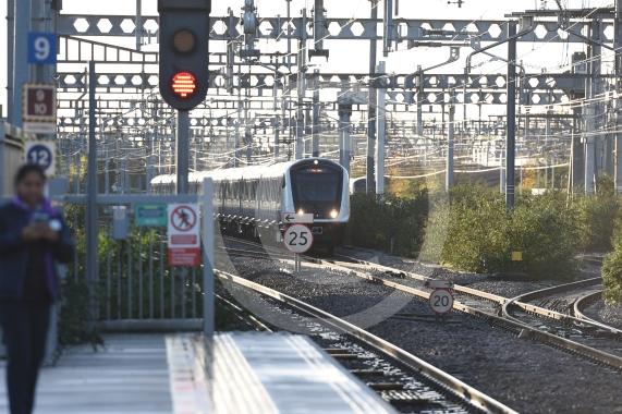 Elizabeth Line trains at Maidenhead station The line has expanded to central London 