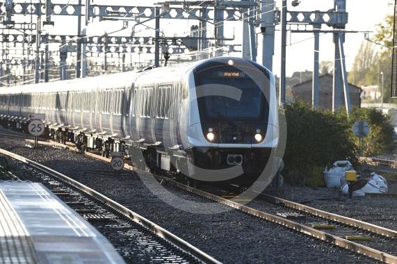 Elizabeth Line trains at Maidenhead station The line has expanded to central London 