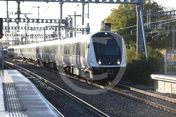 Elizabeth Line trains at Maidenhead station The line has expanded to central London 