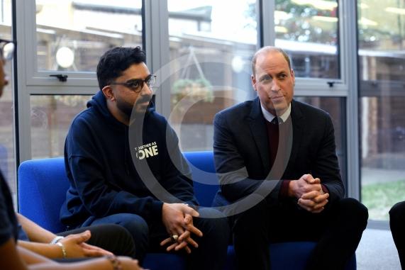 The Prince of Wales will visit Together as One (until recently known as Aik Saath) in Slough, a charity dedicated to working with young people to create positive social change in the community that celebrates its 25th anniversary this February.Together as One, 29 Church St, Slough SL1 1PLPrince William talking to Faizaan Hamid 24yrs