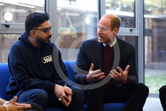 The Prince of Wales will visit Together as One (until recently known as Aik Saath) in Slough, a charity dedicated to working with young people to create positive social change in the community that celebrates its 25th anniversary this February.Together as One, 29 Church St, Slough SL1 1PLPrince William talking to Faizaan Hamid 24yrs