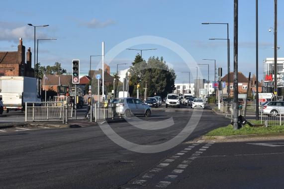 Farnham Road, Slough will receive &pound;9.2million in the latest round of Levelling Up funding.The junction of A4 Bath Road and Farnham Road, Slougfh