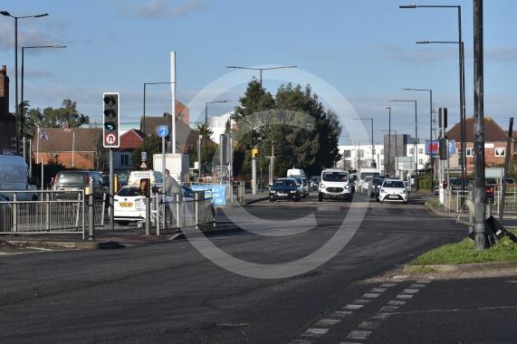 Farnham Road, Slough will receive &pound;9.2million in the latest round of Levelling Up funding.The junction of A4 Bath Road and Farnham Road, Slougfh