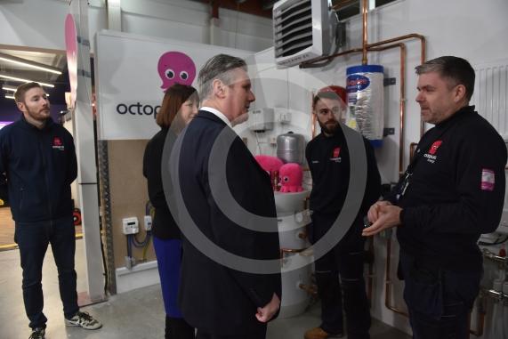 Keir Starmer, Leader of the Labour Party and Rachel Reeves, Shadow Chancellor of the Exchequer, will travel to East Berkshire to visit Octopus, a renewable energy company. 