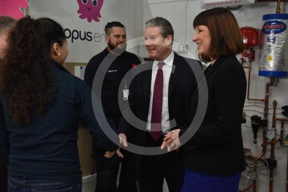 Keir Starmer, Leader of the Labour Party and Rachel Reeves, Shadow Chancellor of the Exchequer, will travel to East Berkshire to visit Octopus, a renewable energy company. 
