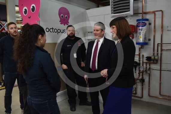 Keir Starmer, Leader of the Labour Party and Rachel Reeves, Shadow Chancellor of the Exchequer, will travel to East Berkshire to visit Octopus, a renewable energy company. 