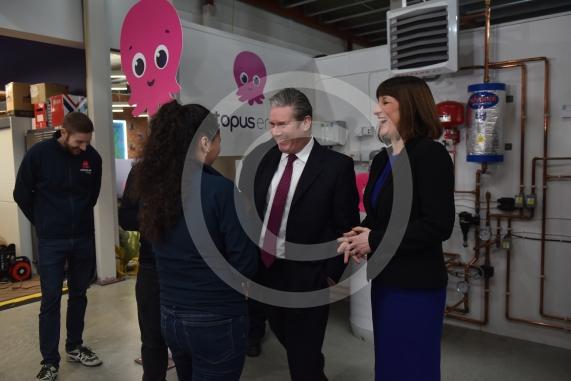 Keir Starmer, Leader of the Labour Party and Rachel Reeves, Shadow Chancellor of the Exchequer, will travel to East Berkshire to visit Octopus, a renewable energy company. 