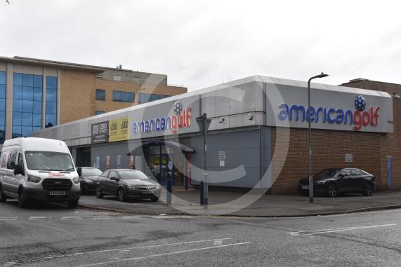 Plans have been submitted to Slough Borough Council to redevelop American Golf into flats. American Golf, 175 Bath Road, SL1 4AA