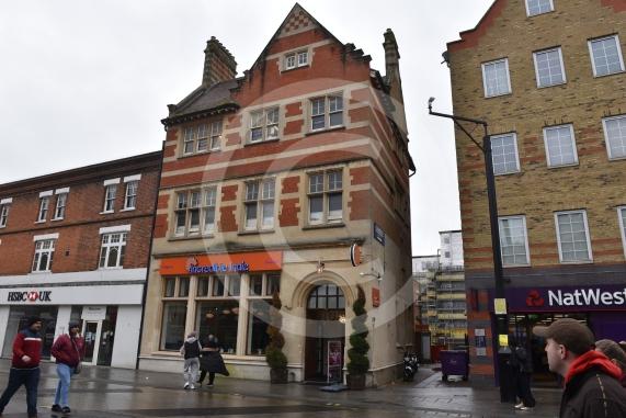 High Street, Slough.Proposal for conversion of existing commercial first, second and loft floor into 4 X Studio Flats & 1 X One Bedroom Flat & 1 X Two Bedroom Flat” at 122-124 High Street, Slough, SL1 1JQ.