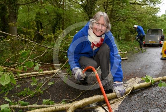 Liz Annetts.The Big Help Out, a national day of volunteering to mark the Coronation.Burnham Beeches.