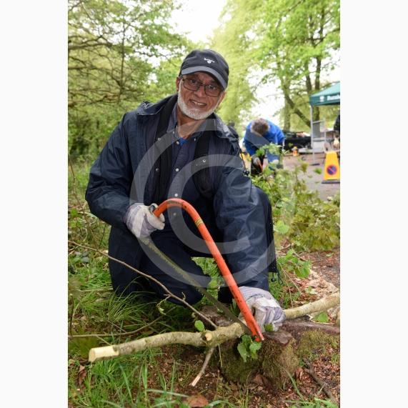Iqbal Alam.The Big Help Out, a national day of volunteering to mark the Coronation.Burnham Beeches.