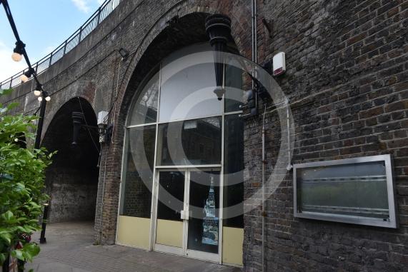 The two arches at unit numbers 19-21 fronting Goswell Hill have gone through a 'change of use' process which will allow it to become a food outlet.