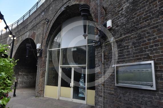The two arches at unit numbers 19-21 fronting Goswell Hill have gone through a 'change of use' process which will allow it to become a food outlet.