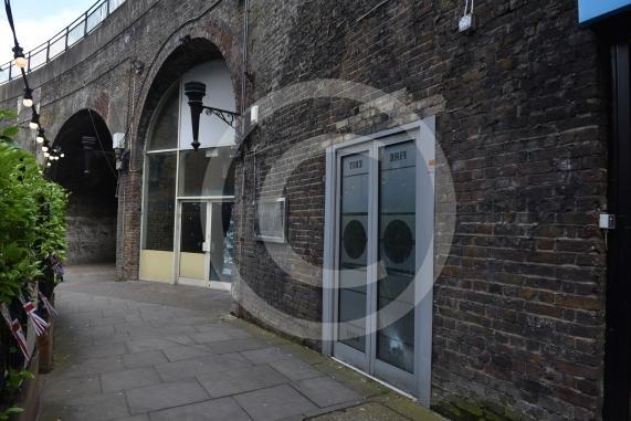 The two arches at unit numbers 19-21 fronting Goswell Hill have gone through a 'change of use' process which will allow it to become a food outlet.