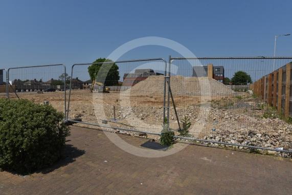 The former Sainsbury&rsquo;s site at 149 Farnham Road, Slough. A Big Yellow Storage three-storey building is replacing the supermarket. 