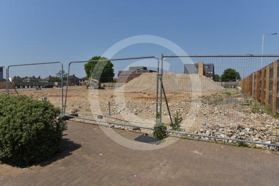 The former Sainsbury&rsquo;s site at 149 Farnham Road, Slough. A Big Yellow Storage three-storey building is replacing the supermarket. 