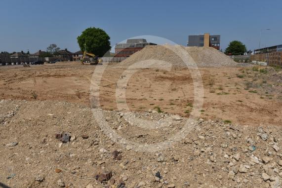 The former Sainsbury&rsquo;s site at 149 Farnham Road, Slough. A Big Yellow Storage three-storey building is replacing the supermarket. 