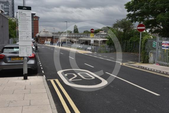 Slough train station forecourt - Northern Forecourt entrance