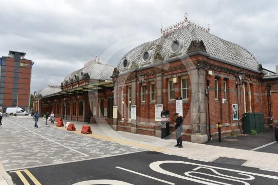 Slough train station forecourt - Northern Forecourt entrance