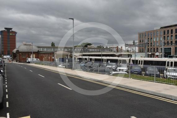 Slough train station forecourt - Northern Forecourt entrance