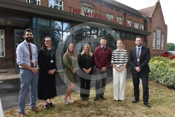 The Windsor Boys SchoolStaff photo with TWBS after ‘Good’ Ofsted report.