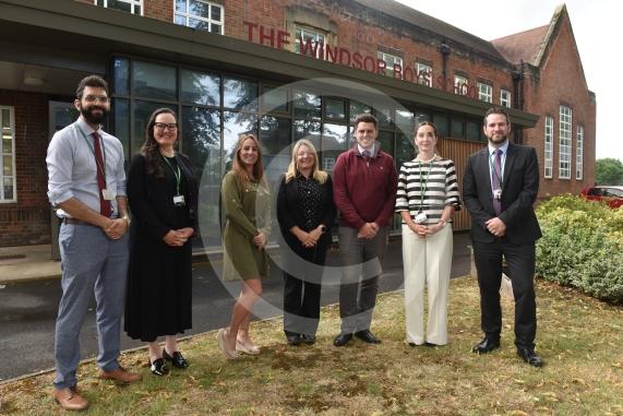 The Windsor Boys SchoolStaff photo with TWBS after ‘Good’ Ofsted report.