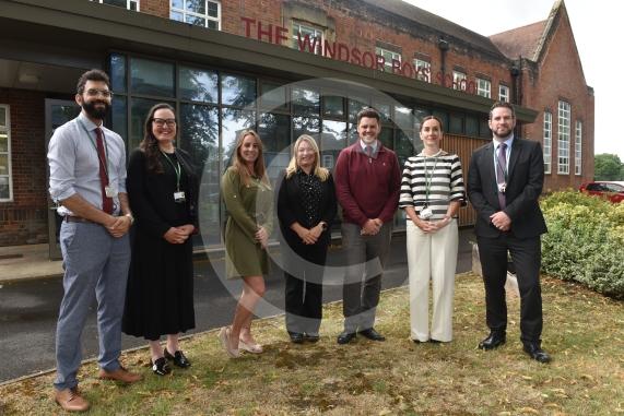 The Windsor Boys SchoolStaff photo with TWBS after ‘Good’ Ofsted report.