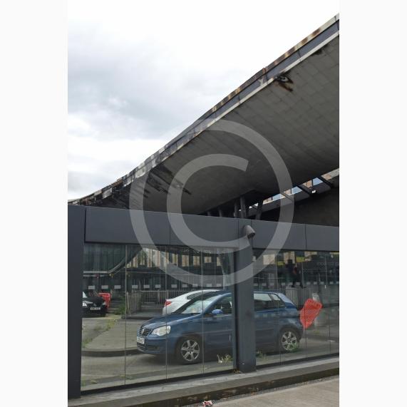 Updated photos of the destroyed Slough Bus Station, currently being used as a car park. Photo by Emma Sheppard