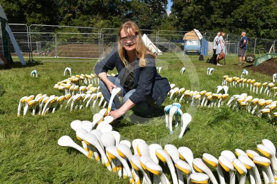 Archaeologists at the University of Reading and volunteers are set to embark on another round of excavations at the site of an Anglo-Saxon 8th-century monastery next to Holy Trinity Church in Cookham, Berkshire. Artist Phyllida Shelley