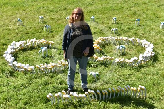 Archaeologists at the University of Reading and volunteers are set to embark on another round of excavations at the site of an Anglo-Saxon 8th-century monastery next to Holy Trinity Church in Cookham, Berkshire. Artist Phyllida Shelley
