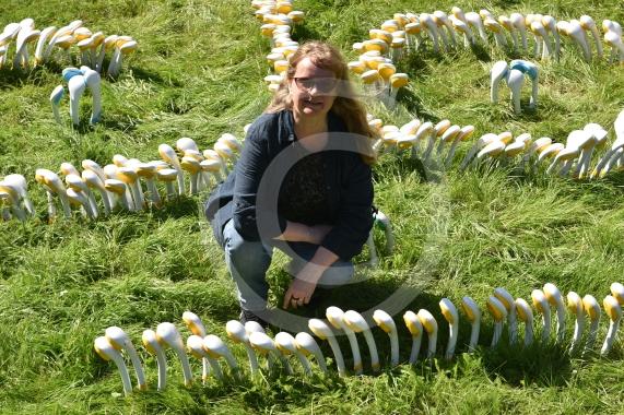 Archaeologists at the University of Reading and volunteers are set to embark on another round of excavations at the site of an Anglo-Saxon 8th-century monastery next to Holy Trinity Church in Cookham, Berkshire. Artist Phyllida Shelley