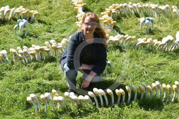 Archaeologists at the University of Reading and volunteers are set to embark on another round of excavations at the site of an Anglo-Saxon 8th-century monastery next to Holy Trinity Church in Cookham, Berkshire. Artist Phyllida Shelley