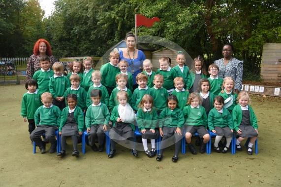 LtoR Class Teacher Mrs Jenny Sakal, Teaching Assistant Mrs Charley Hughes and Teaching Assistant Mrs Morayo Benson. Oak Class.Alwyn Infant & Nursery School, Mulberry Walk, Maidenhead.