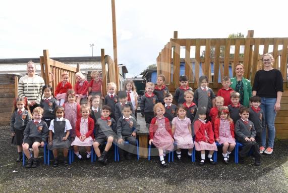 LtoR Class Teacher Miss Lauren Lazenby, Teaching Assistant Mrs Sandra Greenwood and Teaching Assistant Mrs Judith Haynes. Miss Lazenby's Class.St Edmond Campion School, Altwood Road, Maidenhead.
