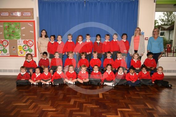 LtoR Class Teacher Miss Erin Hare, Teaching Assistant Mrs Kim Barry and Teaching Assistant Mrs Victoria Lampton. Dragonfly Class.Furze Platt Infant School, Oaken Grove, Maidenhead
