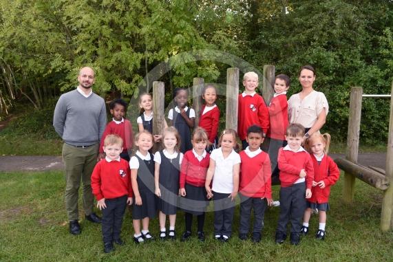 LtoR Class Teacher Mr Edward Panea and Teaching Assistant Mrs Adrien Martinez.Rose Class.Alexander First School, Kenneally, Oakley Green, Windsor.       
