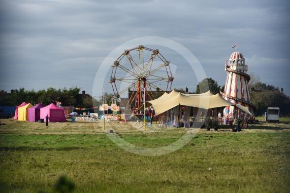 A fun fair in the old Burnham secondary school grounds. This is the film location of Netflix&rsquo;s Heartstoppers. Stomp Road, Burnham
