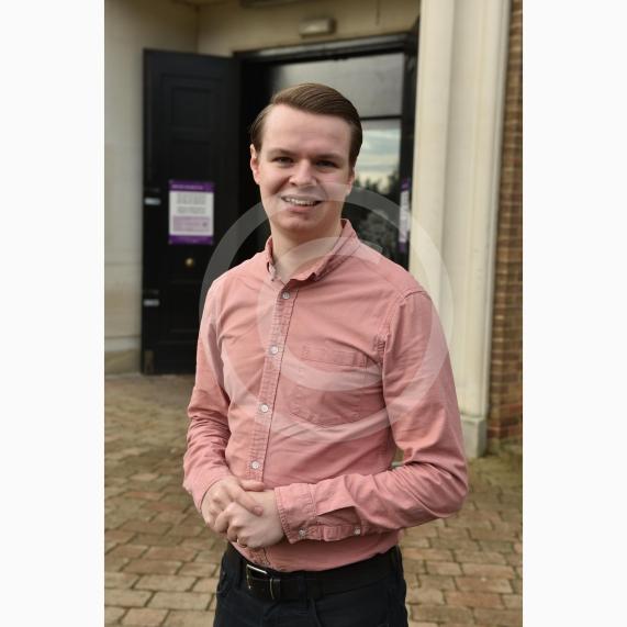 Cllr Josh Reynolds has warned the community about scams. Mhead town hall