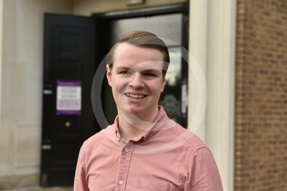 Cllr Josh Reynolds has warned the community about scams. Mhead town hall