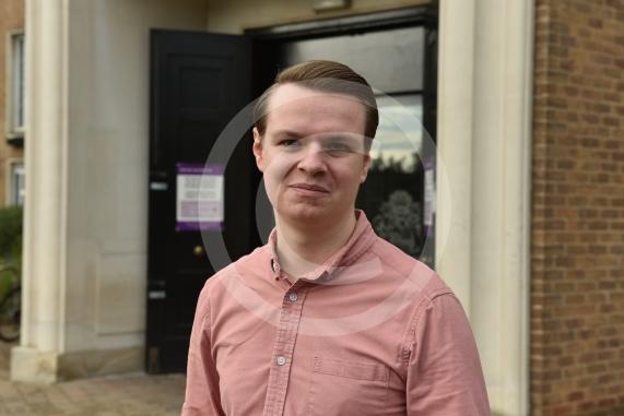 Cllr Josh Reynolds has warned the community about scams. Mhead town hall